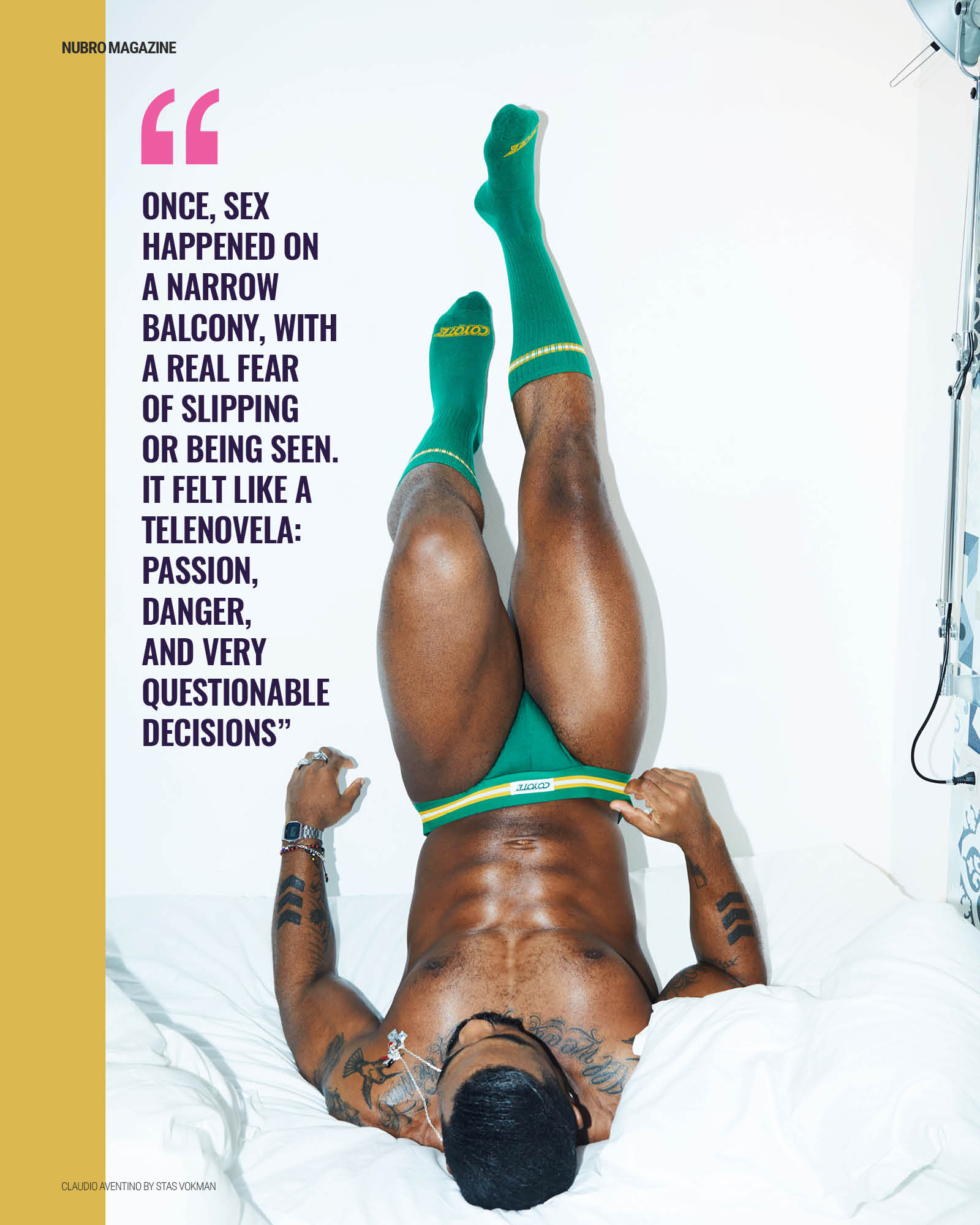 Claudio Aventino by Stas Vokman for NUBRO magazine