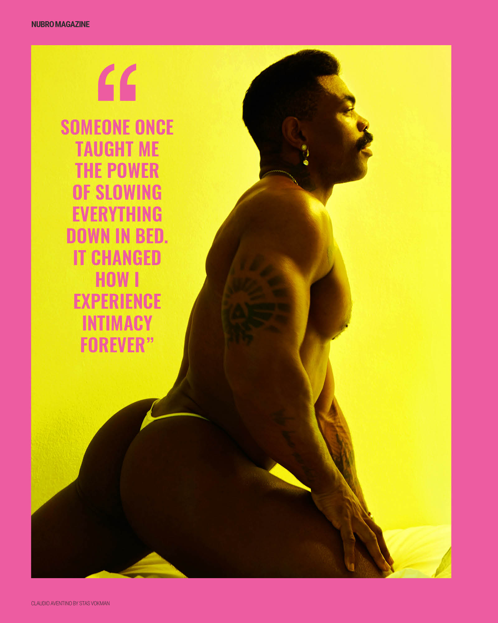 Claudio Aventino by Stas Vokman for NUBRO magazine